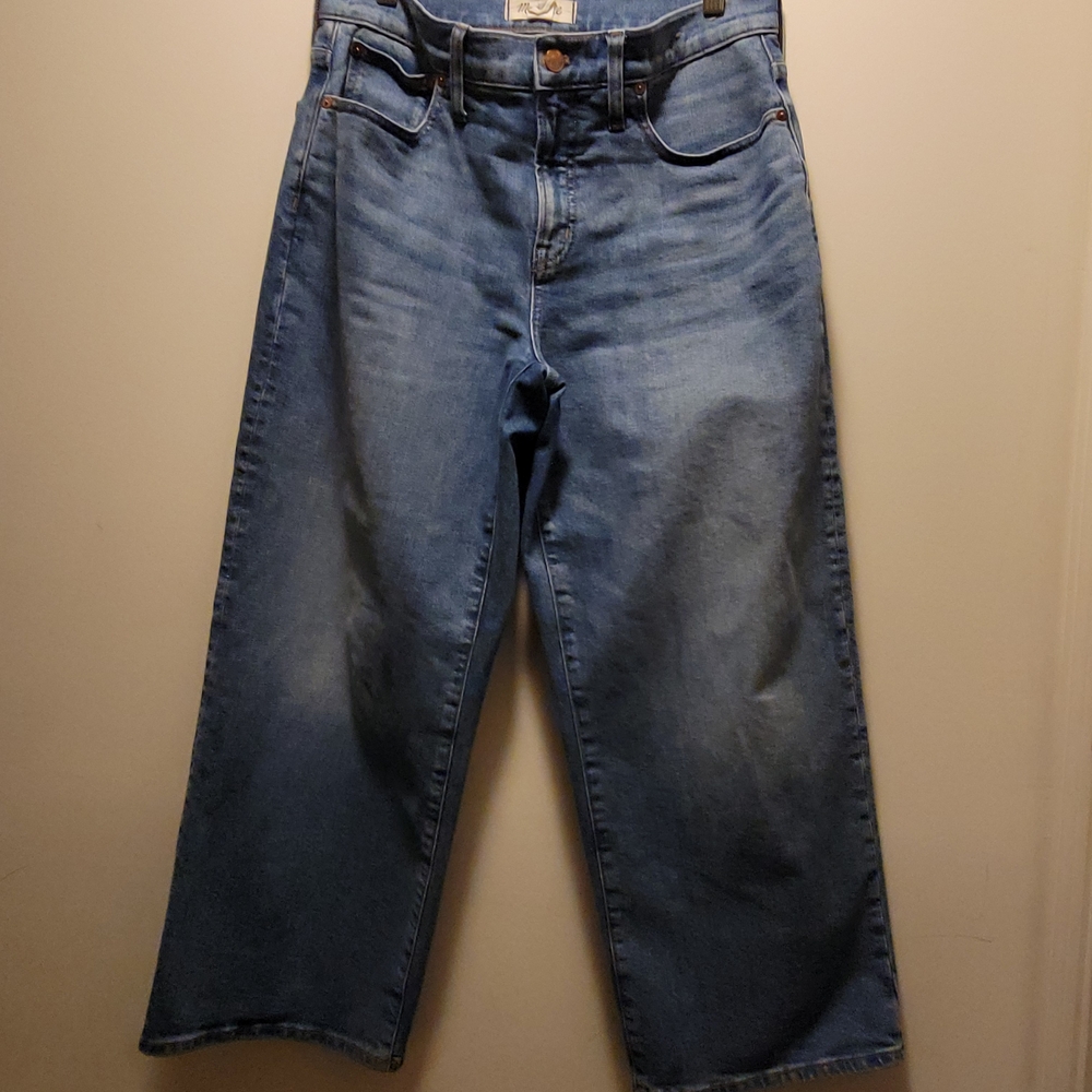 Madewell Denim with Brown Stitching